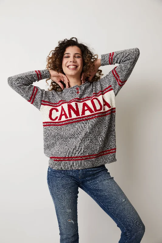 Cropped Women's Angora Blend Sweaters for a Trendy LookCANADA HENLEY