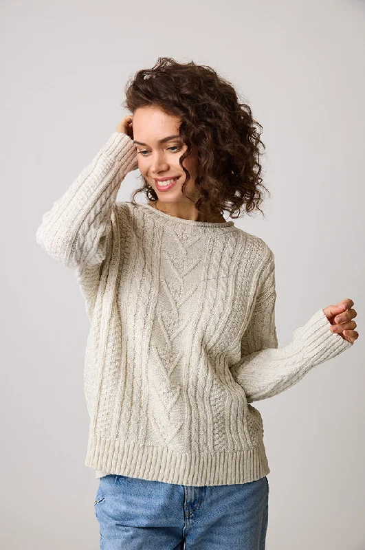 Boat Neck Women's Merino Wool Sweaters in Neutral ShadesJennifer Crew