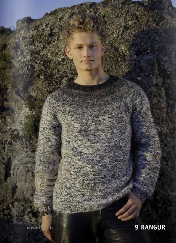 Cropped Women's Angora Blend Sweaters for a Trendy LookRangur (Inside Out) Mens Wool Sweater Grey