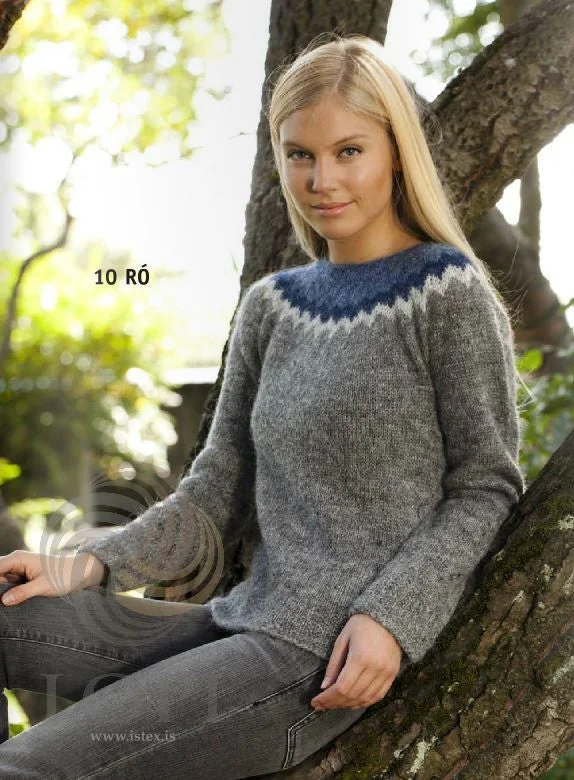 Plus Size Women's Oversized Chunky Knit SweatersRó (Calm) Women Wool Sweater Grey