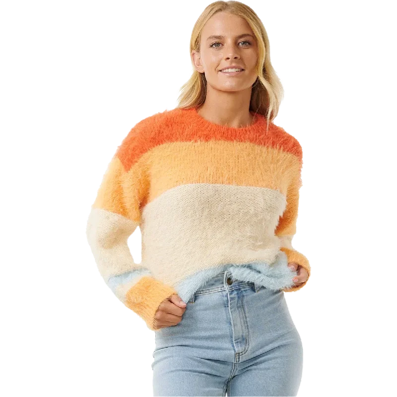 Plus Size Women's Oversized Chunky Knit SweatersWomen's Sunrise Sessions Sweater