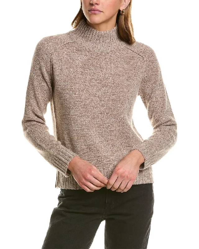 Cropped Women's Angora Blend Sweaters for a Trendy LookHannah Rose Turtleneck Wool & Cashmere-Blend Sweater