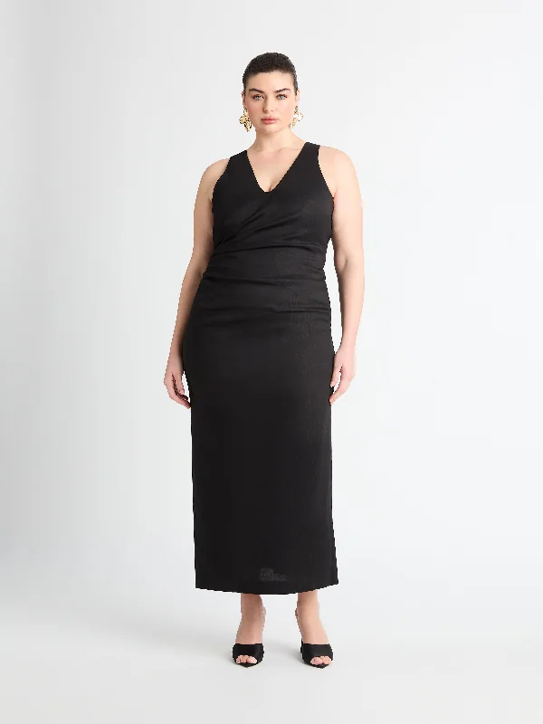 Sheath Women Dress with a Tailored Fit for a Professional LookALISON MAXI DRESS