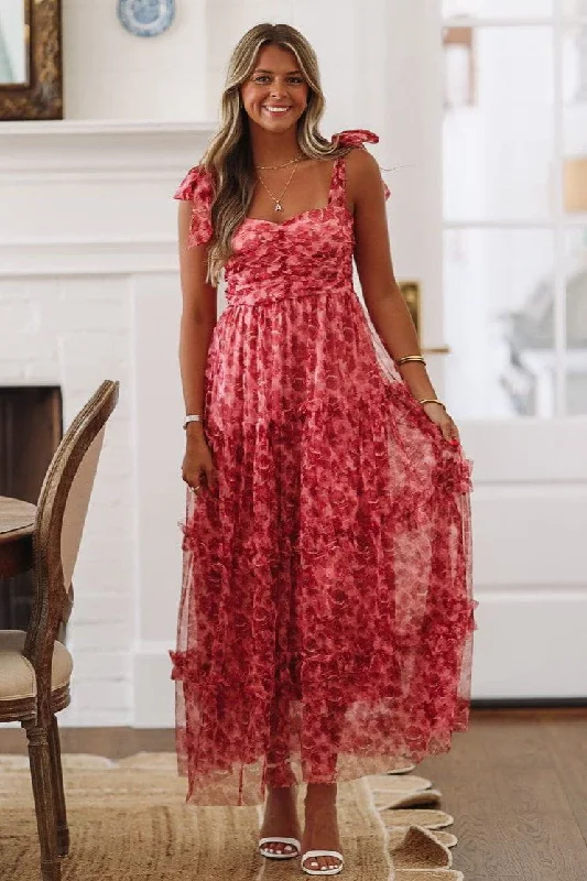 Little Black Women Dress with Sequins for a Glamorous Night OutBy Your Side Maxi Dress - Dark Pink