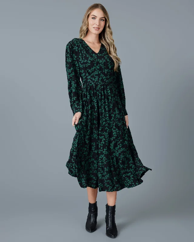 Ruffled Women Dress with Multiple Layers for a Playful and Girly StyleAven Dress