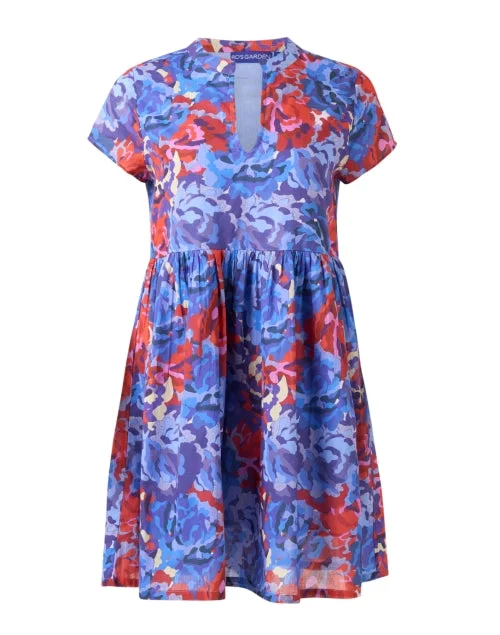 Wrap - Style Women Dress with Adjustable Fit for All Body TypesFeloi Blue Multi Print Dress