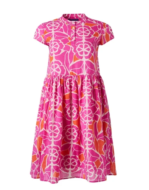 Mermaid - Style Women Dress with a Fitted Silhouette for Special OccasionsFeloi Pink Print Dress