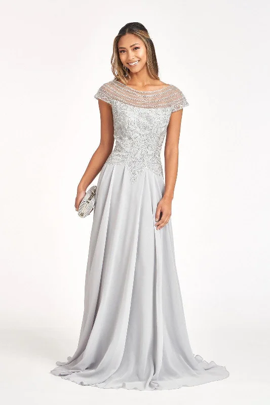 Ruffled Women Dress with Multiple Layers for a Playful and Girly StyleGLS GL3065 Silver 2XL Sale