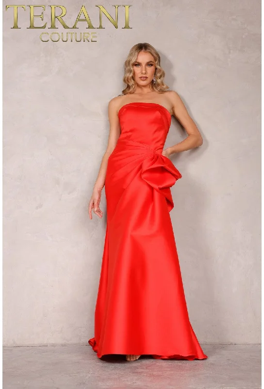 Wrap - Style Women Dress with Adjustable Fit for All Body TypesTerani Couture 2111P4019 Formal Prom Long Mermaid Dress