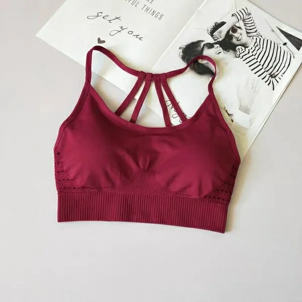 Wine Red Bra