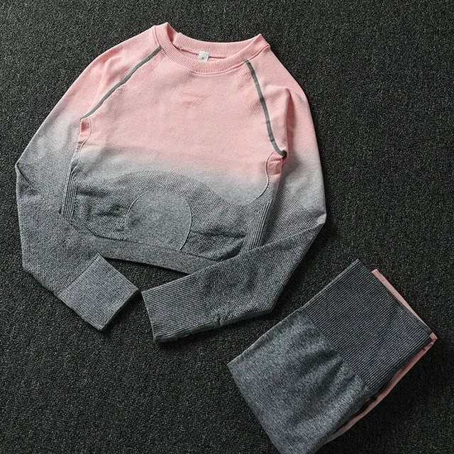 dark gray-pink set