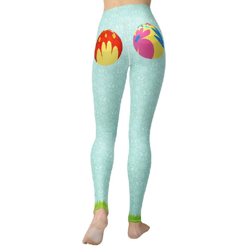 Egg But* Easter Yoga Leggings