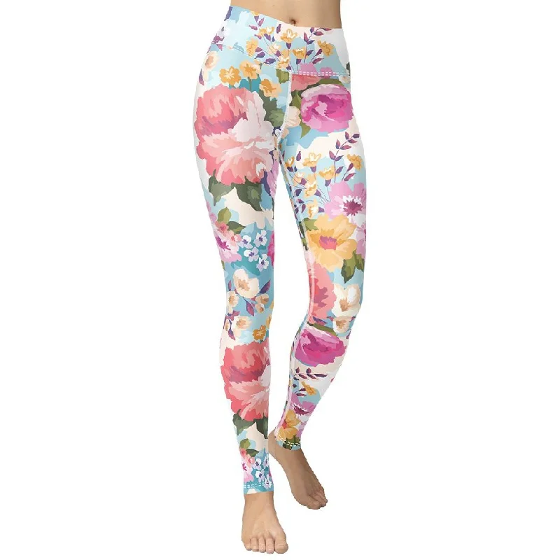 Flower Power Yoga Leggings