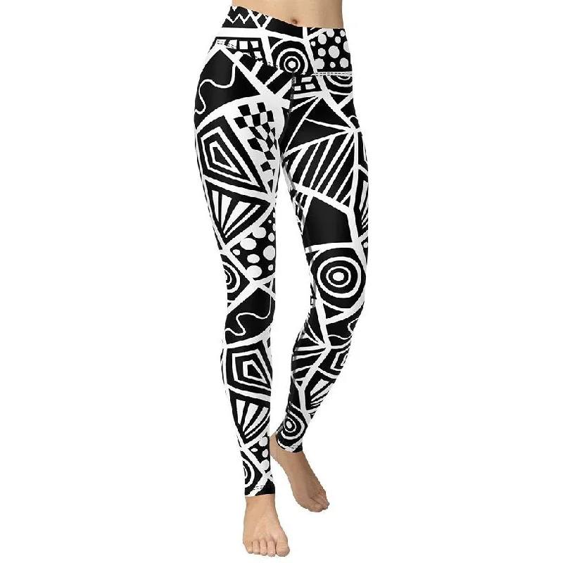 Geometric Shape Yoga Leggings