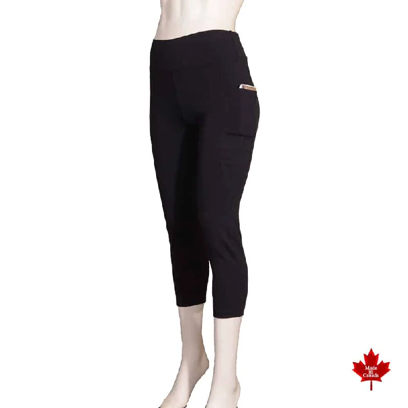 Hemp Pocket Cropped Leggings