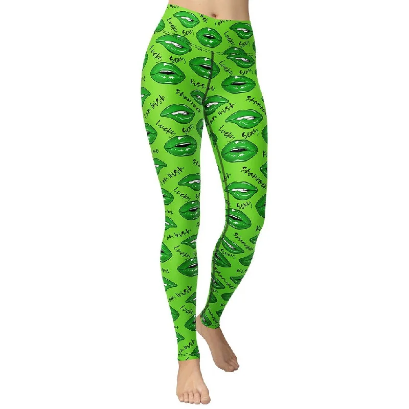 Lucky Irish Yoga Leggings