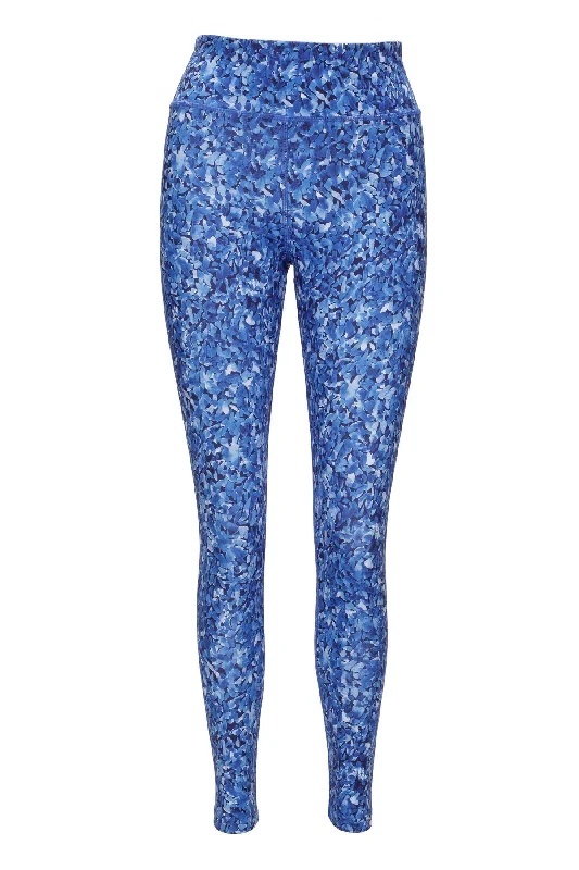 Out Of The Blue  - Eco-Friendly Ditzy Print Yoga Leggings