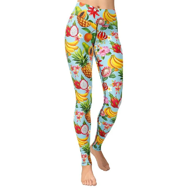 Paradise Fruits Yoga Leggings