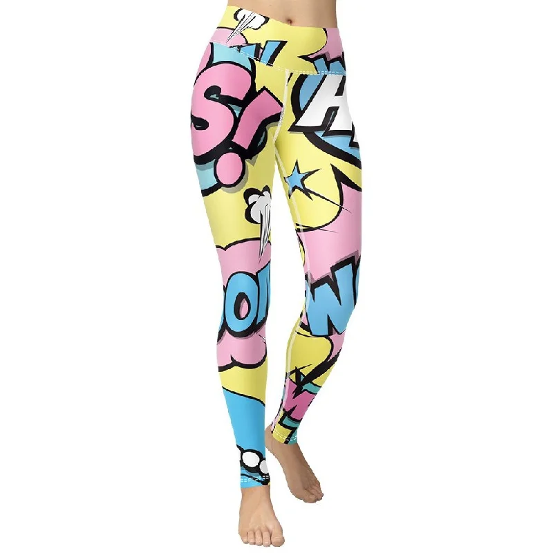 Pastel Pop Art Yoga Leggings