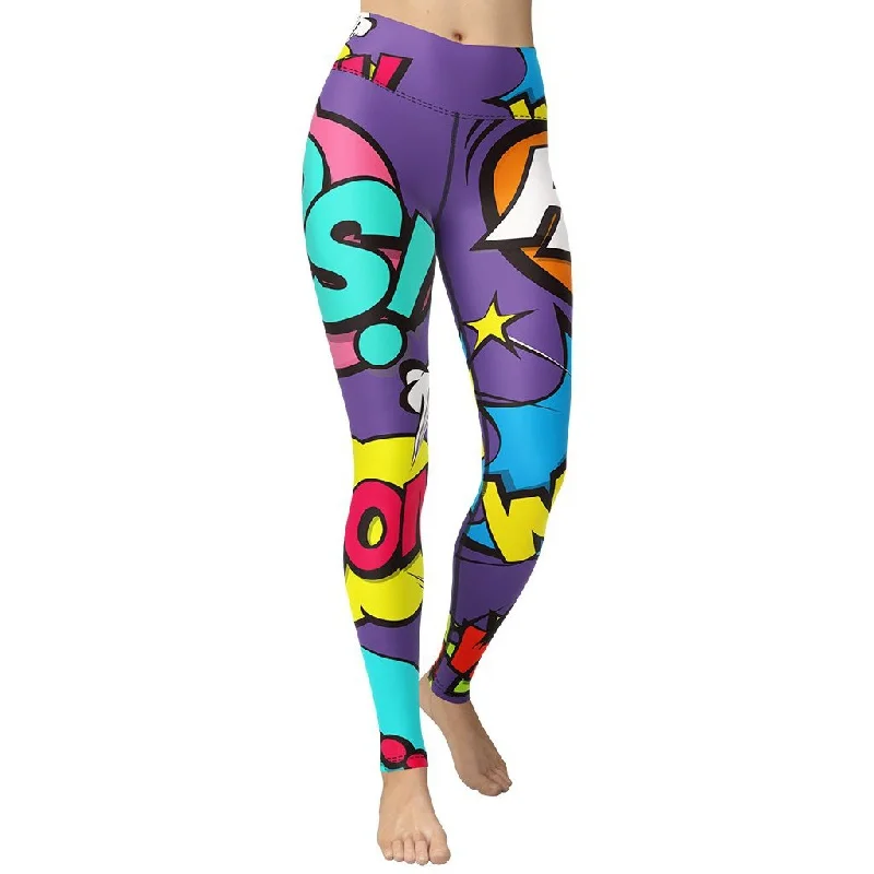 Pop Art Yoga Leggings