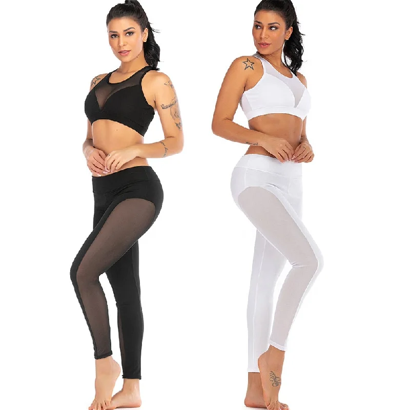 Seamless Yoga Set Women Fitness Leggings Woman Gym Clothing Sportswear Padded Push-up Bra 2 Pcs Workout Clothes Sports Suits