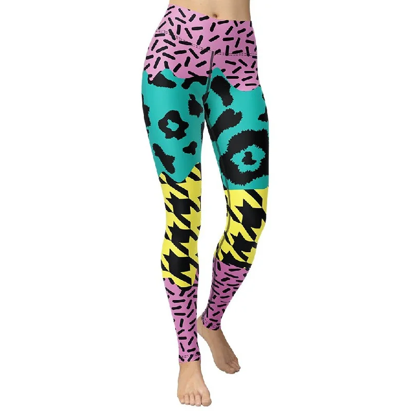 Three-Pattern Yoga Leggings