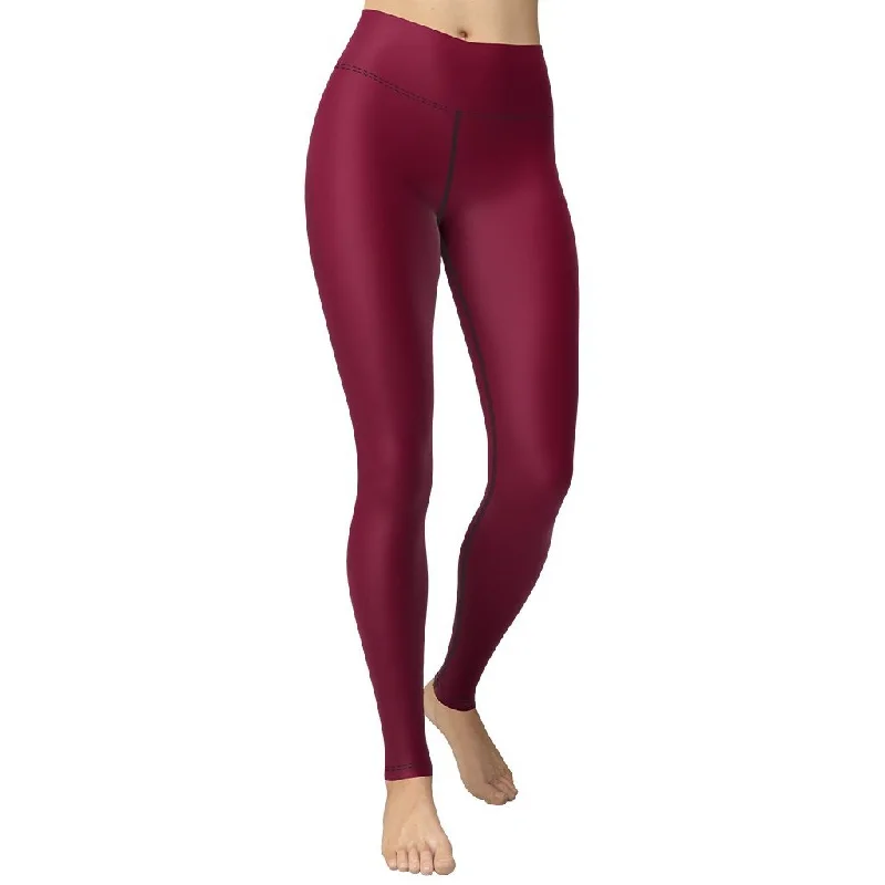 Wine Burgundy Yoga Leggings